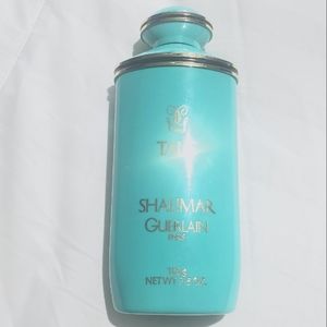 Shalimar Guerlain Talc Powder 3.5 OZ Vintage